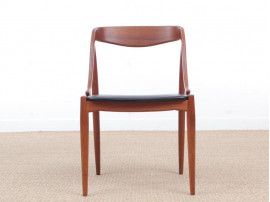 Mid-Century  modern scandinavian set of 6 dining chairs in teak by Johannes Andersen