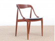 Mid-Century  modern scandinavian set of 6 dining chairs in teak by Johannes Andersen