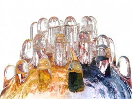 Bougeoir scandinave en cristal série Polar de Goran Warff. 