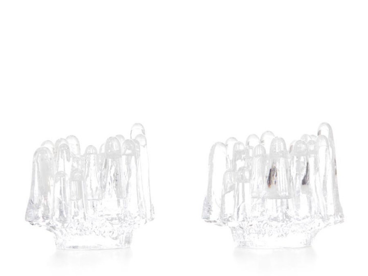 Mid century modern pair of Polar candle holders by Goran Warff