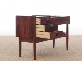 Mid-Century modern scandinavian planter table by Arne Wahl Iversen in Rio rosewood