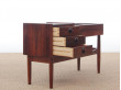 Mid-Century modern scandinavian planter table by Arne Wahl Iversen in Rio rosewood