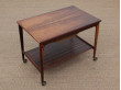 Mid-Century  modern scandinavian side table in Rio rosewwod by Johannes Andersen