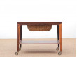 Mid-Century  modern scandinavian side table in Rio rosewwod by Johannes Andersen