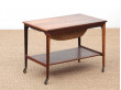 Mid-Century  modern scandinavian side table in Rio rosewwod by Johannes Andersen