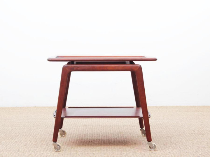 Mid-Century  modern scandinavian teak trolley