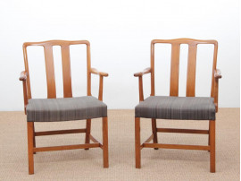 Paire de fauteuils scandinaves  FH43
