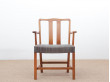 Mid-Century  modern scandinavian pair of armchairs by Ole Wancher