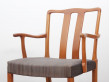 Mid-Century  modern scandinavian pair of armchairs by Ole Wancher