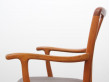 Mid-Century  modern scandinavian pair of armchairs by Ole Wancher