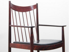 Paire de fauteuils scandinaves  en palissandre