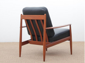 Mid-Century  modern scandinavian pair of armchairs by Grete Jalk