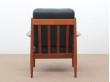 Mid-Century  modern scandinavian pair of armchairs by Grete Jalk