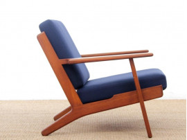 Scandinavian pair of armchairs model GE290 by Hans Wegner for Getama.