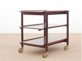 Mid-Century  modern scandinavian Rio rosewood trolley