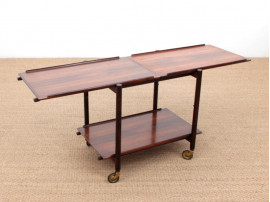 Mid-Century  modern scandinavian Rio rosewood trolley