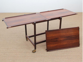 Mid-Century  modern scandinavian Rio rosewood trolley