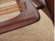 Mid-Century  modern  coffee table in in teak and cane by Louis Van Teeffelen.