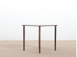 Petite table d'appoint scandinave en palissandre de Rio