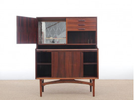 Mid-Century Modern Danish secretary in Rio rosewood by Arne Wahl Iversen