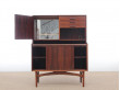 Mid-Century Modern Danish secretary in Rio rosewood by Arne Wahl Iversen