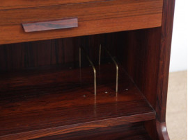 Mid-Century Modern Danish secretary in Rio rosewood by Arne Wahl Iversen