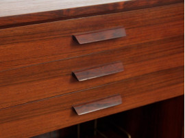 Mid-Century Modern Danish secretary in Rio rosewood by Arne Wahl Iversen