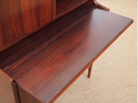 Mid-Century Modern Danish secretary in Rio rosewood by Arne Wahl Iversen