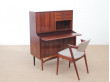 Mid-Century Modern Danish secretary in Rio rosewood by Arne Wahl Iversen