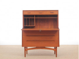 Mid-Century Modern Danish secretary in teak by Arne Wahl Iversen