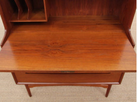 Mid-Century Modern Danish secretary in teak by Arne Wahl Iversen