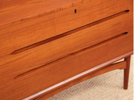 Mid-Century Modern Danish secretary in teak by Arne Wahl Iversen