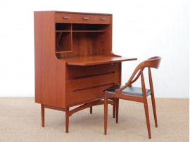 Mid-Century Modern Danish secretary in teak by Arne Wahl Iversen