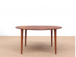 Table basse scandinave en teck  massif model fd 515