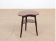 Petite table d'appoint scandinave tripode en palissandre de Rio