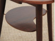 Petite table d'appoint scandinave tripode en palissandre de Rio