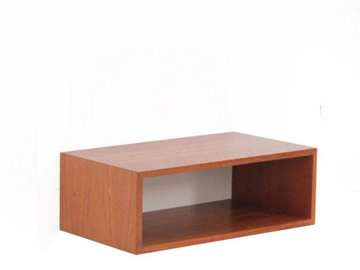 Mid-Century  modern scandinavianwall shelve or bed table in teak by Aksel Kjersgaard