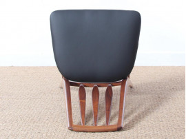 Mid-Century Modern Danish set of 8 chairs in Rio rosewood model Eva by Niels Kofoed 