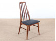 Mid-Century Modern Danish set of 8 chairs in Rio rosewood model Eva by Niels Kofoed 