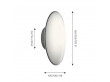 AJ Eklipta wall lamp, 3 sizes, new edition