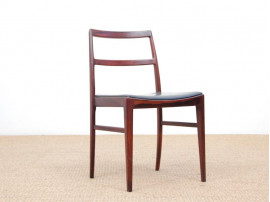 Mid-Century  modern scandinavian set of 4 chairs by Arne Vodder model 430 in rosewood