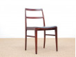 Mid-Century  modern scandinavian set of 4 chairs by Arne Vodder model 430 in rosewood