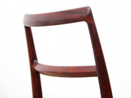 Mid-Century  modern scandinavian set of 4 chairs by Arne Vodder model 430 in rosewood