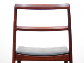 Mid-Century  modern scandinavian set of 4 chairs by Arne Vodder model 430 in rosewood