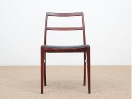 Mid-Century  modern scandinavian set of 4 chairs by Arne Vodder model 430 in rosewood