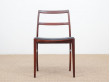 Mid-Century  modern scandinavian set of 4 chairs by Arne Vodder model 430 in rosewood