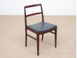 Mid-Century  modern scandinavian set of 4 chairs by Arne Vodder model 430 in rosewood