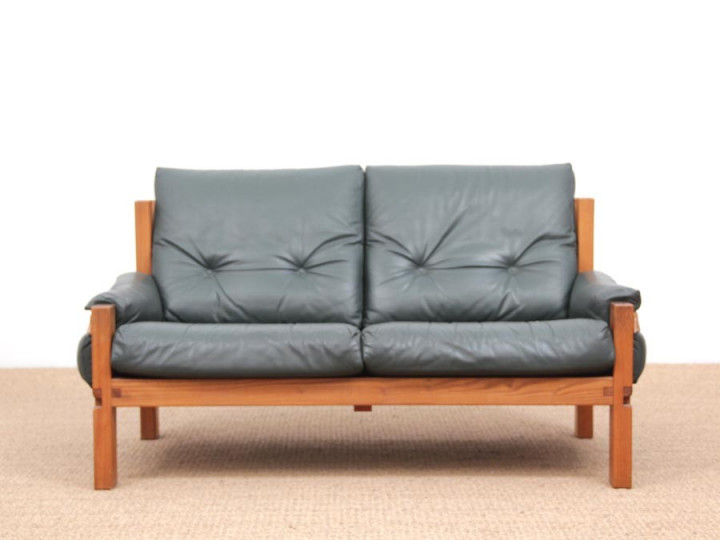 Two-seat sofa by Pierre Chapo model S22