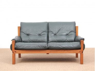 Two-seat sofa by Pierre Chapo model S22