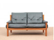 Two-seat sofa by Pierre Chapo model S22